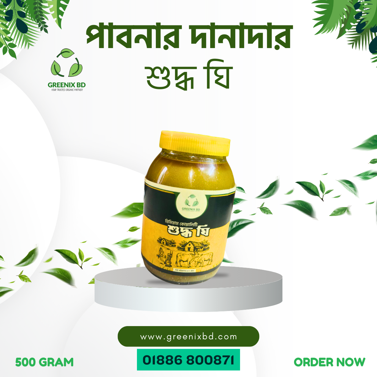 পাবনার দানাদার গাওয়া ঘি | Granular Gawa Ghee